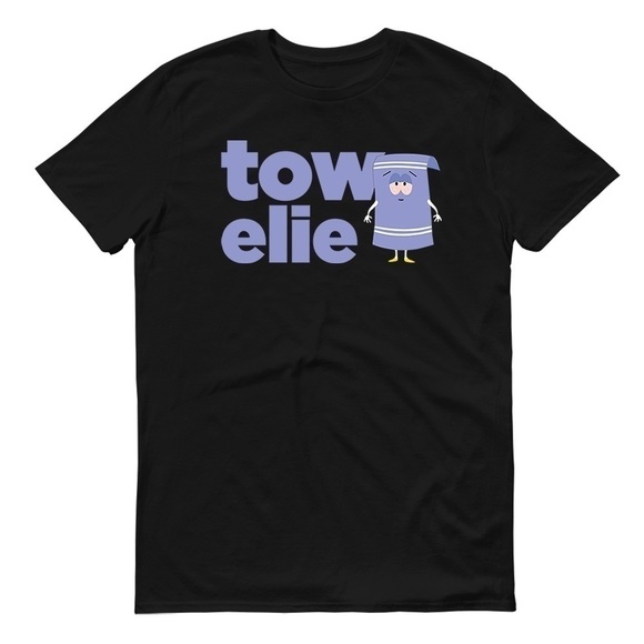 South PARK TOWELIE NAME ADULT SHORT SLEEVE T-SHIRT (A1) - Picture 1 of 8